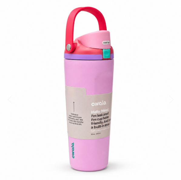 Owala FreeSip 30 oz (890 ml) de acero inoxidable